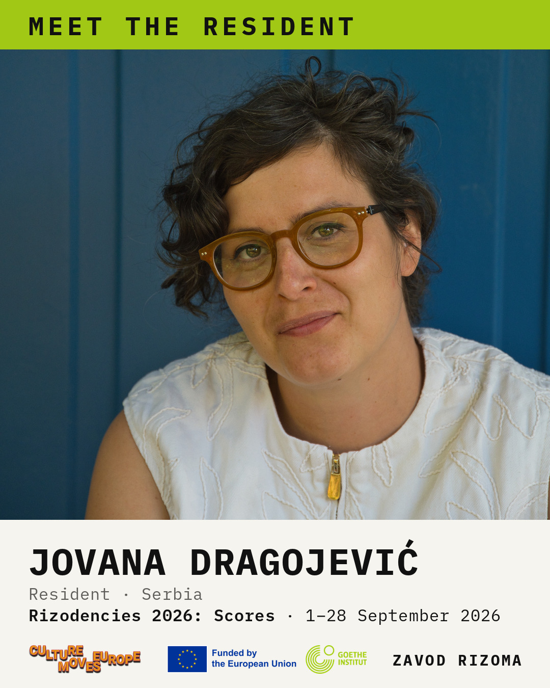 Meet the resident: Jovana Dragojević